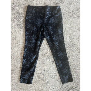 Up! Women's Floral Flash Luxury Collection Pull On Stretch Pants Sz 16